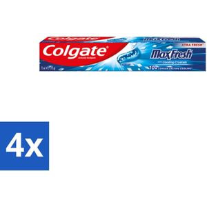 Colgate - Max Fresh - Cool Mint - Tandpasta - 100ml - Voordeelverpakking - 4 stuks