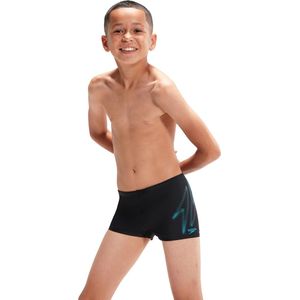 Speedo Hyper Boom Placement Aquashort Jongens - Zwart / Blauw - maat 152