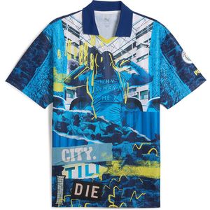 Puma Mancester City Fc Football Energy+ Retro T-shirt Met Korte Mouwen Veelkleurig M Man