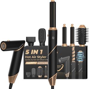 Equivera Multistyler - Airstyler - Krultang 5 in 1 - Fohnborstel - Stijltang