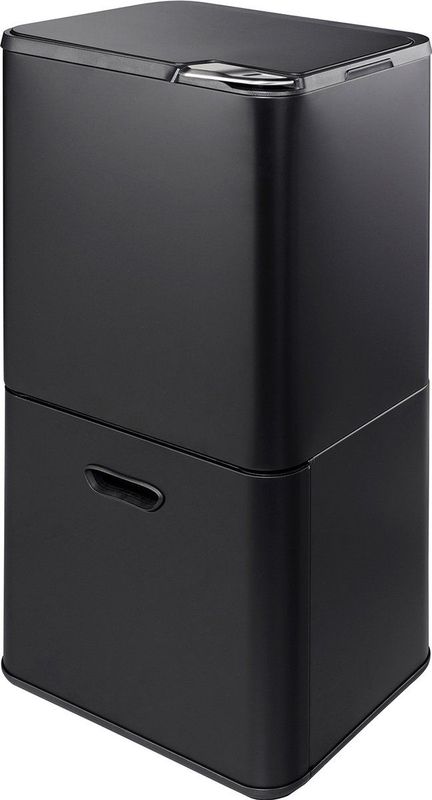 Wicotex - TEX - Afvalscheidingsprullenbak - Zwart - 60 liter (2 x 30 liter)