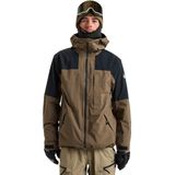 Quiksilver - Forever Stretch - Goretex Jas - Bruin - Technische Sneeuwjas voor Heren