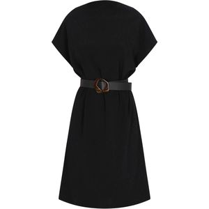 Usha - Jurk - Classic Look Collectie - Regular Fit - Knielang - Boothals