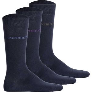 Emporio Armani Sokken Casual Cotton 40-45 Set van 3