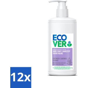 Ecover - Handzeep - Lavendel & Aloë Vera - 250 ml - Voordeelverpakking - 12 stuks