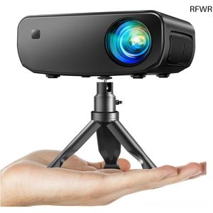 RFWR® WiFi Mini Proiettore 15000 Lux 1080P HD Draagbare Projector met Borsa en Treppiede