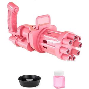 BubbleFun® - Bubble Blaster - Bellenblaas pistool elektrisch - Bellenblaas navulling - Bellenblaasmachine voor kinderen – Bellenblazer – Roze