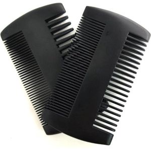 Knaak Baardkam Zwart - Beard Comb - Vintage Sandelhout Baardkam - Vaderdag Cadeaus