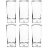 Set van 12x stuks longdrink glazen Georgi 290 ml van glas - Drinkglazen - Waterglazen - Tumbler