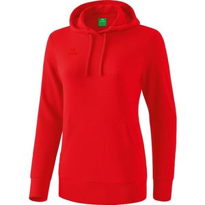 Erima Sweatshirt Met Capuchon Dames Rood Maat 36