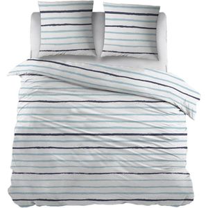 Snoozing Greta Dekbedovertrek - Lits-jumeaux - 240x200/220 cm - Blauw