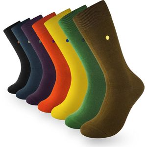 Seven Days in Autumn | 7 paar heren sokken - maat: 39-42