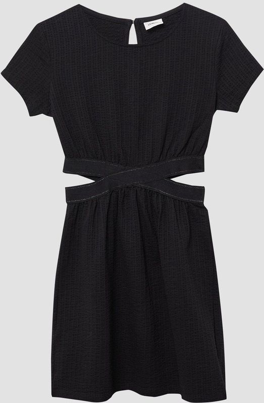 Jerseyjurken - Katoen - Glittergaren - Korte Mouwen