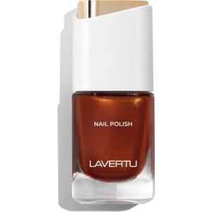 LAVERTU Nagellak Unique – 24 Deneb Brown - Langhoudende Vegan Nagellak met Glanzende Finish – Sneldrogend & Verzorgend – 10 ml