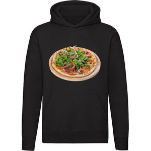 Pizza Hoodie - eten - pizzeria - restaurant - italiaans - italie - pasta - unisex - trui - sweater - capuchon