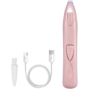 Mini-elektrische tondeuse voor huisdieren - USB-led - geschikt voor poot, ogen, oren, gezicht en kroep