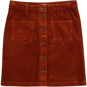 Only kids bruin geribte corduroy stretch rok - Maat 164