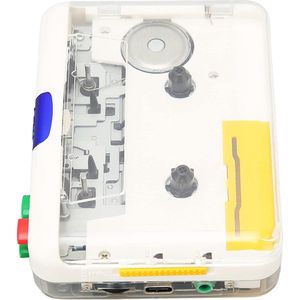 USB-cassette naar MP3-converter - Draagbare Plug-and-Play Oplaadbare Cassettespeler - 35 Mm-aansluiting - Gebruiksvriendelijk - Compatibel met Windows OS