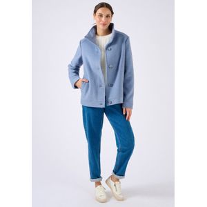 Damart - Wollen overjas Thermolactyl - Dames - Blauw - 52