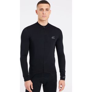 Protest Prtbrasvel - Fietsshirt Heren - Lange mouwen - Stretch - Reflecterend detail – True Black