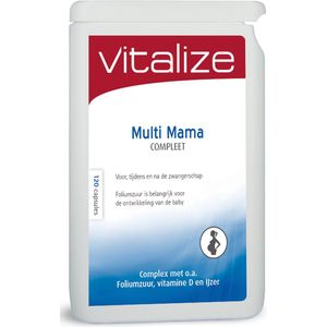 Vitalize Multi Mama Compleet 120 capsules | Extra aanvulling rondom de zwangerschap - Extra aanvulling rondom de zwangerschap