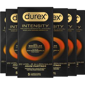 Durex Condooms Intensity 5st - 6 Stuks - Voordeelverpakking