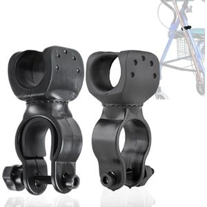 Universele Riethouder voor Rollators en Rolstoelen - 2 Stuks Accessoires voor Stokken