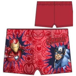 Marvel Avengers zwembroek - rood - The Avengers zwemshort - strak model - maat 140