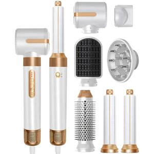 TrendWave Föhn – 7-in-1 Föhnborstel – Haar Professionele Stijltang – Föhn Borstel – Föhn Styling Tool – Ionische Haarkruller