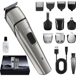 KTN® - Draadloze Tondeuse voor Mannen - Scheerapparaat - Trimmer voor Baard, Haar, Neus en Oor - Multitrimmer - Multigroom - Draadloos - Oplaadbare Professionele Tondeuse - Elektrisch