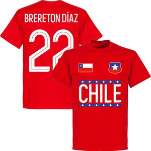 Chili Brereton Diaz 22 Team T-Shirt - Rood - Kinderen - 110