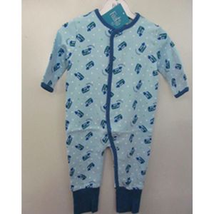 Feetje baby baby pak met omslagvoetjes autobus AOP Fun maat 62