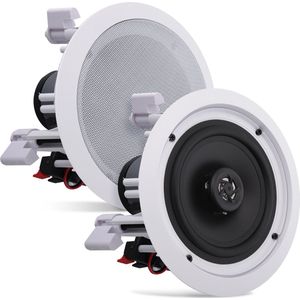 Pyle Luidsprekers- Plafondluidspreker –Wandluidspreker- Plafondspeakers- Inbouwluidsprekers voor Thuis - 2-Weg Thuisluidsprekersysteem – Speakers voor in het Plafond - 200 Watt