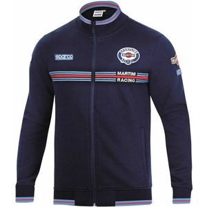 Men’s Sweatshirt without Hood Sparco Martini Racing Navy Blue
