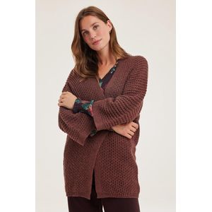 DIDI Dames Cardigan Cuore Mid brown maat 34/36