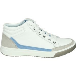 Ara 1250002 - Hoge sneakersDames veterschoenenDames sneakersHalf-hoge schoenenVeterboots - Kleur: Wit/beige - Maat: 40.5