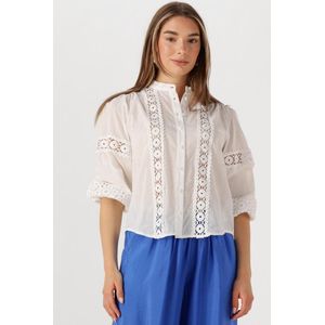 Lollys Laundry - Junell Shirt LS - Blouse - Wit