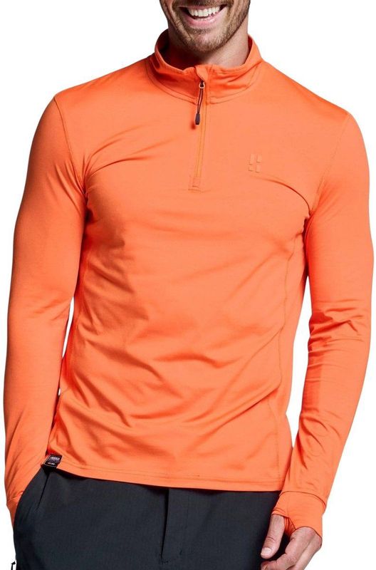 Poederbaas Midlayer Pully - Skipully - Heren - Four Seasons Lightweight 2.0 - Oranje - Maat S