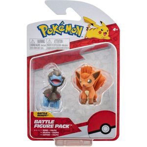 Deino & Vulpix – Pokémon Battle Figure Pack [Speelgoed voor kinderen jongens meisjes | Pokemon Speelfiguur Verzamelfiguur | Sword & Shield GO Elite Trainer Box]