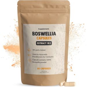 Cupplement - Boswellia Extract - Capsules - 500 mg - 60 Stuks