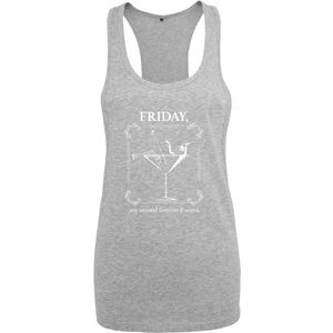 Mister Tee - F-word - Mouwloze Top - Grijs