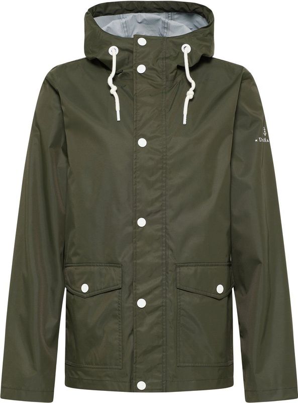 DreiMaster - Maritim - Functionele Jas - Olijfgroen - Regenjas