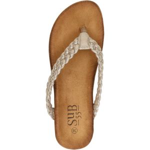 SUB55 Teenslippers Teenslippers - goudkleur - Maat 37