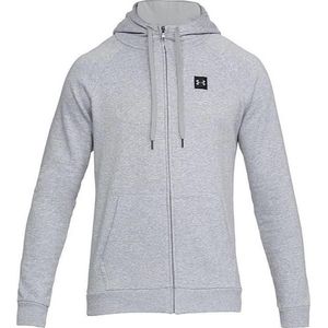 Under Armour Rival Fleece FZ Sportvest Heren - Steel Light Heather - Maat S