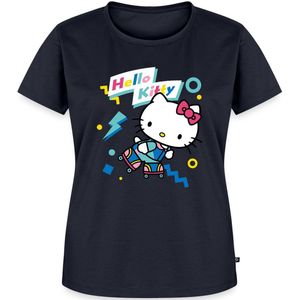 Hello Kitty Jaren 90 Stijlen Met Rolschaatsen Premium T Shirt Dames
