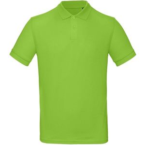 Senvi Classic Fit Polo Biologisch Katoen - Kleur Lime - Maat L