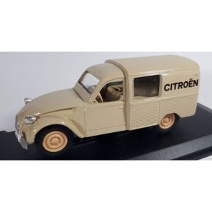 Miniatuur model auto citroen 2cv creme-zwart 16 2 cm - speelgoed-autos - speelgoed online kopen | De prijs! | beslist.nl