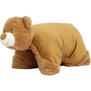 Baby kussen | zippie bear cushion | kussen | baby's | kinderen | knuffel | bruine beer | knuffel en kussen in een | plush