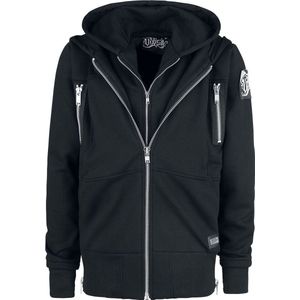 Vixxsin Ivan Hood Heren Vest met capuchon - zwart - S