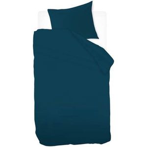 Snoozing Sade Dekbedovertrek - Eenpersoons - 140x200/220 cm - Blauw